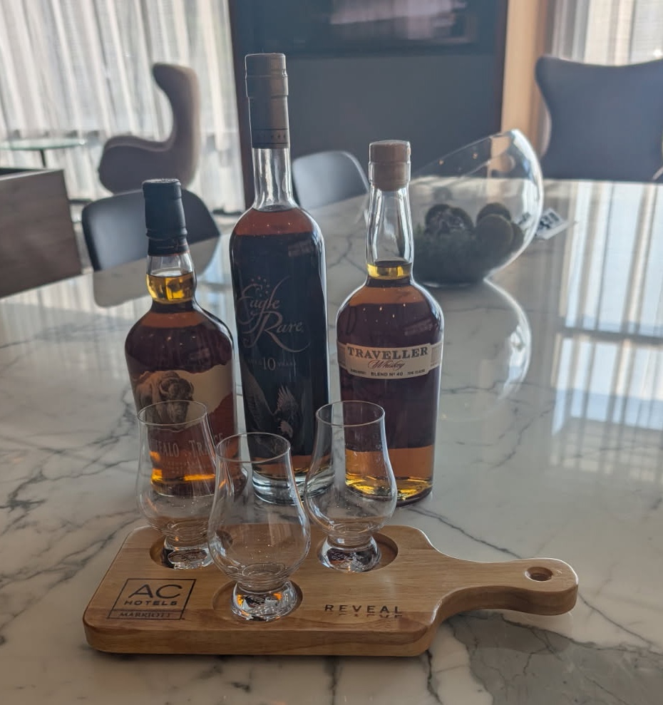Whiskey Tasting in our AC Lounge