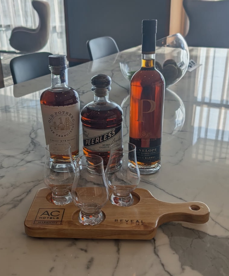 Whiskey Tasting in our AC Lounge