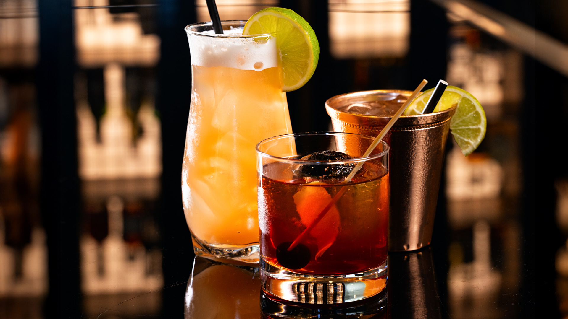 Reveal Rooftop Bar and Lounge Drinks