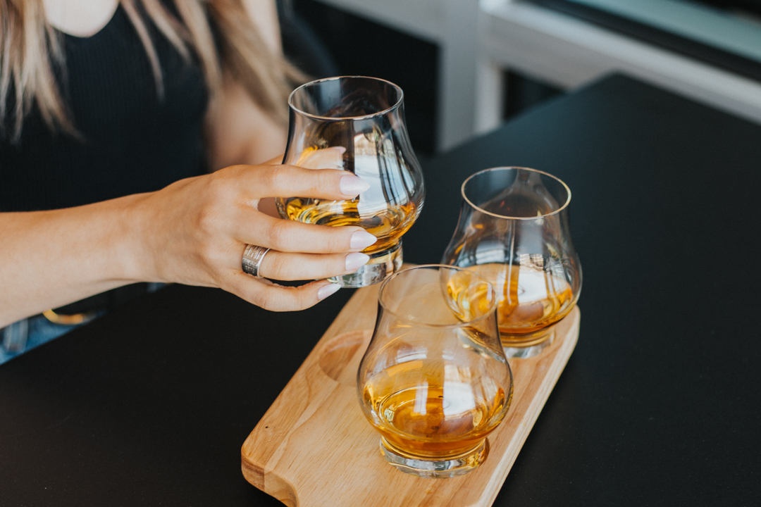 Whiskey Tasting in our AC Lounge