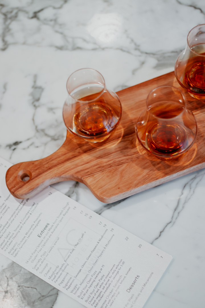 Whiskey Tasting in our AC Lounge