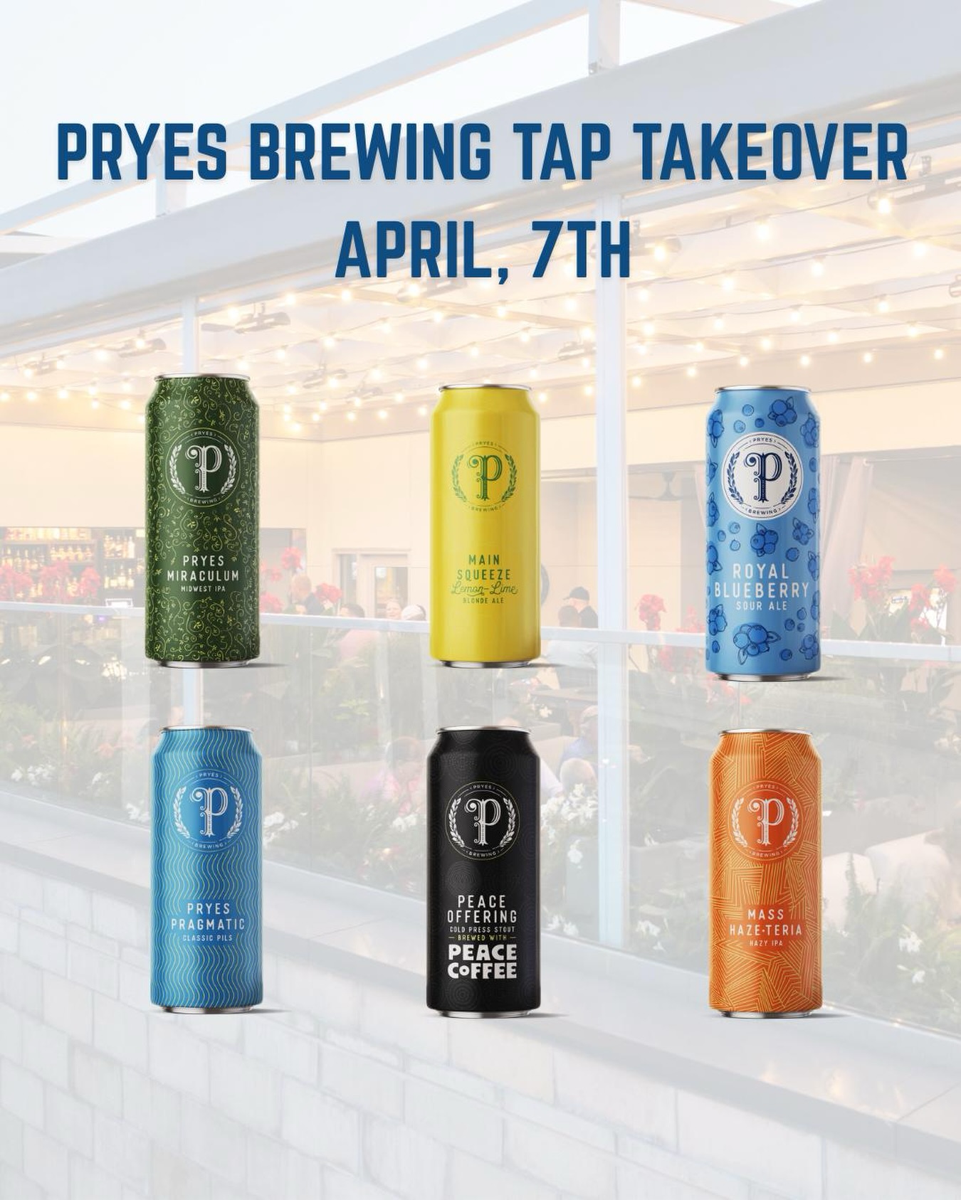 Pryes Tap Takeover at REVEAL Rooftop